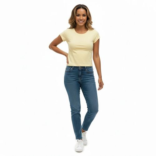 Blusa Manga Curta Liso - VIVA