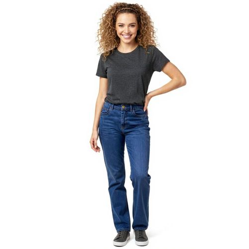 Calça Jeans Reta Liso - Biotipo