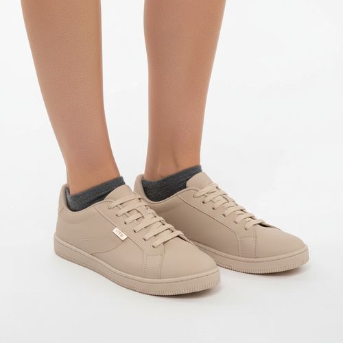 Tênis Casual Feminino Off White VIVA