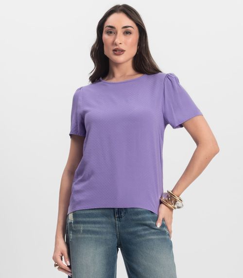 Blusa Feminina Em Viscose Infinita Cor Roxo