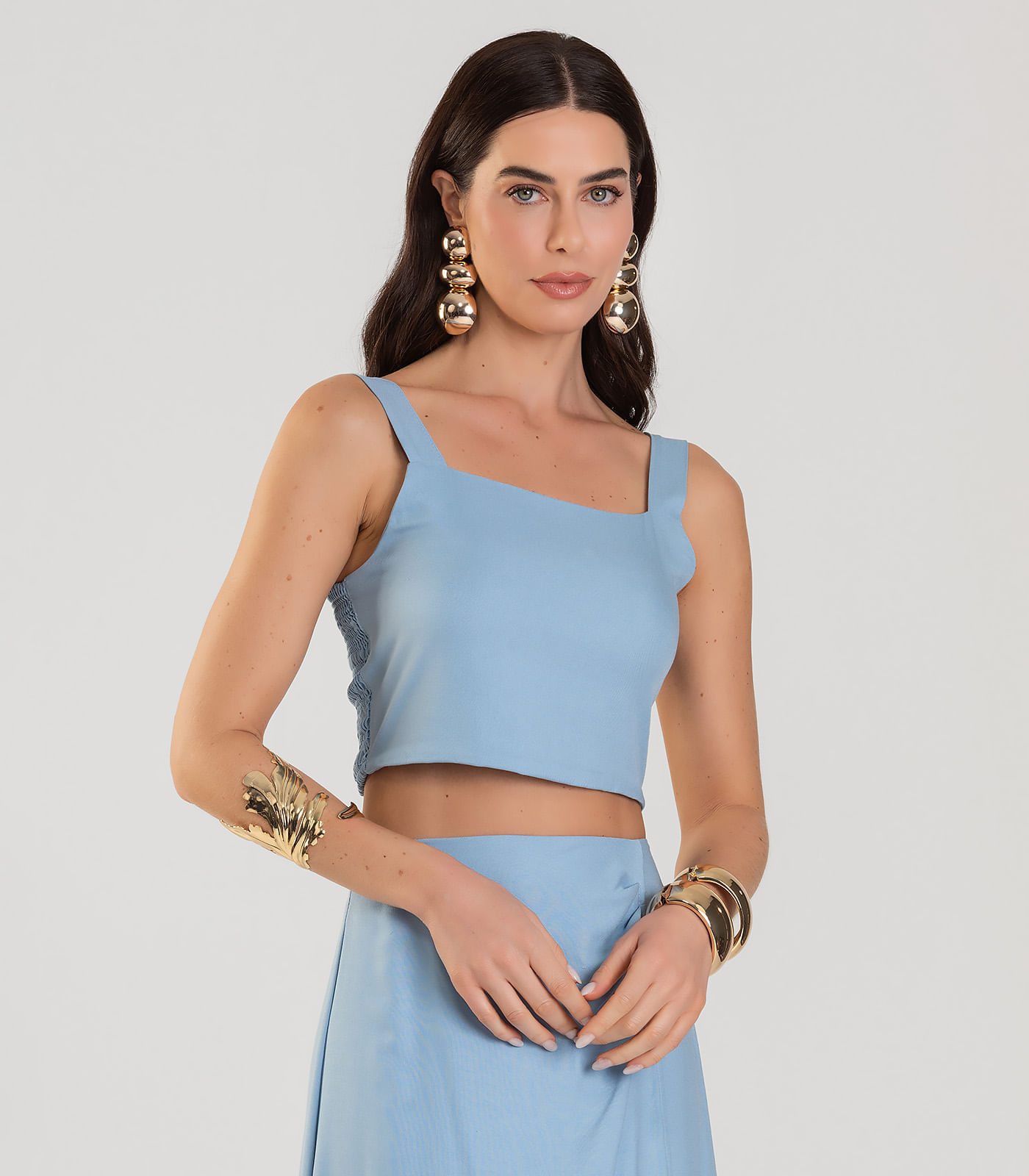 Top Liso Feminino Dianna Azul | FastStore PDP