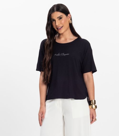 Blusa Mullet Feminina Rovitex Preto