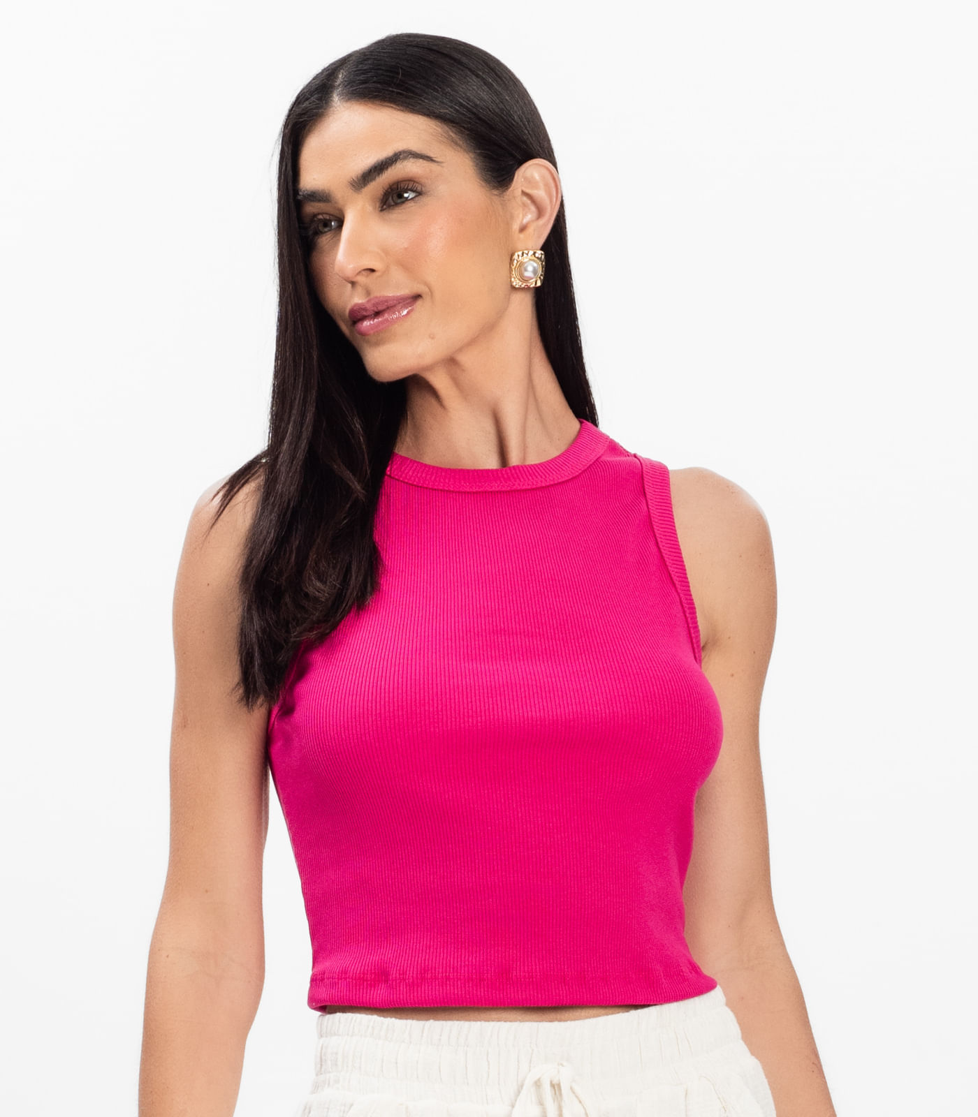 Regata Feminina em Ribana Rovitex Rosa