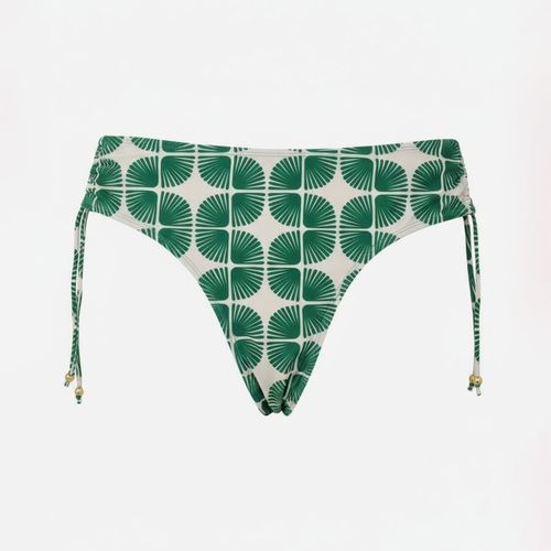 Calcinha Biquíni Plus Size Amarração Lateral Verde