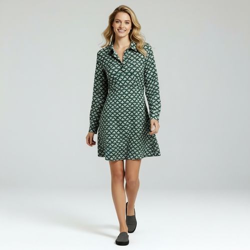 Vestido Manga Longa Cru - VIVA