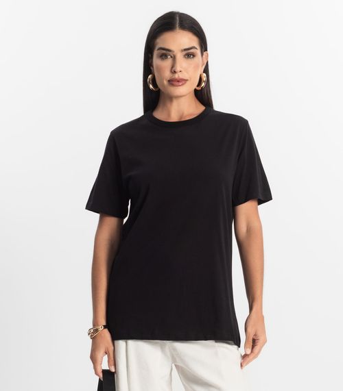 Camiseta Básica Unissex Rovitex Preto