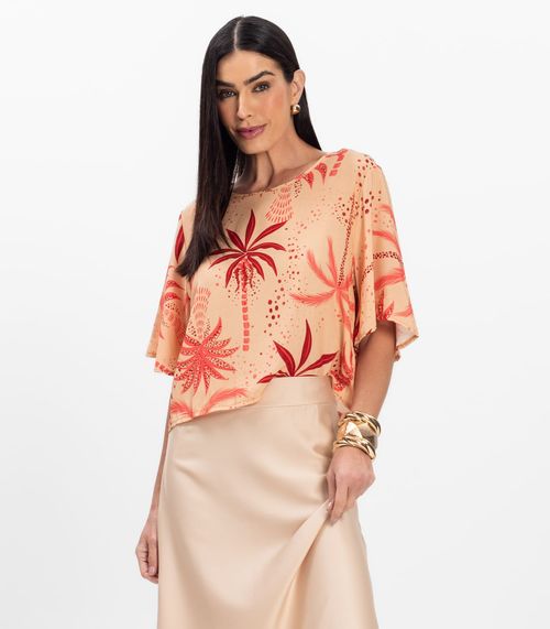 Blusa Feminina em Tecido Infinita Cor Rosa