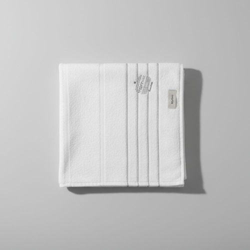 Toalha Gigante Listras Branca Com Prata - PNB