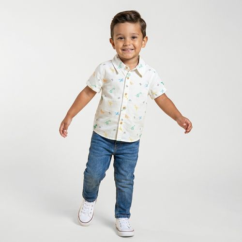 Camisa Infantil Natal Martingale Cru – Toys & Kids