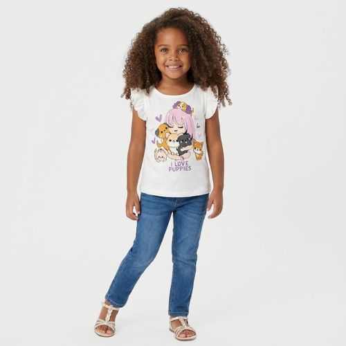 Blusa Infantil Dino Quadrado Off White – Toys & Kids