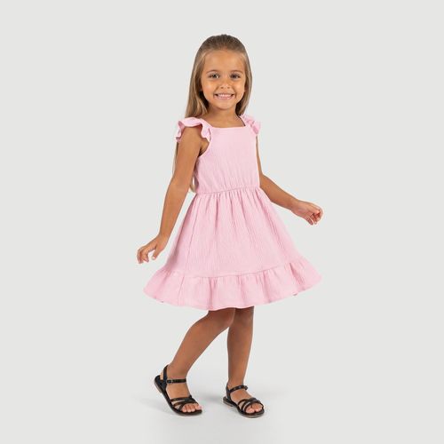 Vestido Infantil Rosa TOYS & KIDS