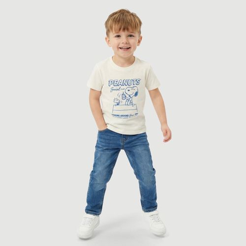 Camiseta Infantil Off White SNOOPY
