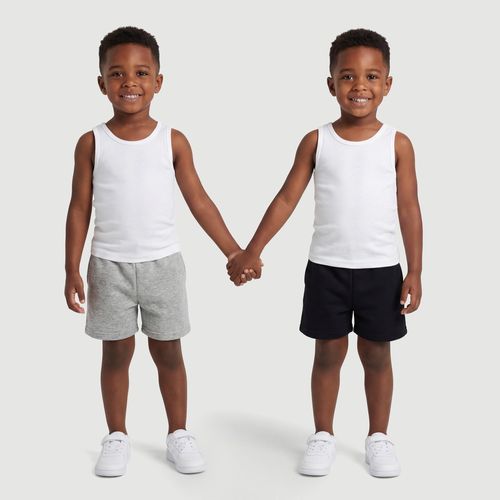 Kit Bermudas 2 Peças Infantil Preto/Cinza TOYS & KIDS