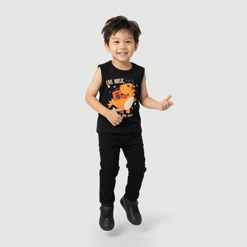Camiseta Infantil Preto TOYS & KIDS