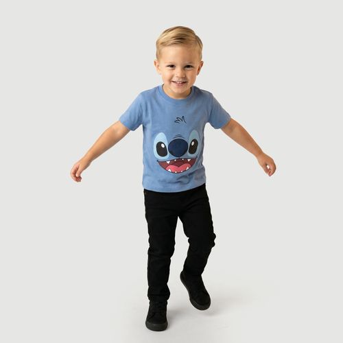 Camiseta Infantil Stitch Azul - Disney