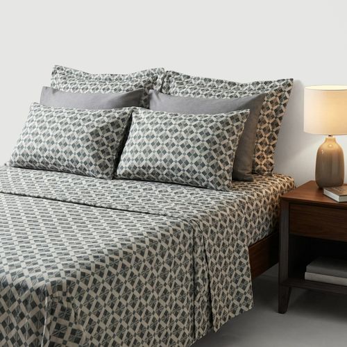 Jogo De Cama Verde - Pernambucanas Casa