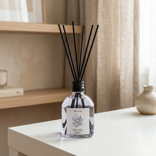Difusor de Ambiente Re.criar Pera e Vanilla em Vidro Bege - Pernambucanas Casa