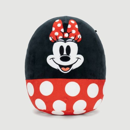 Almofada Decorativa Oval Ergonômica Estampa Minnie Mouse Preto - Disney