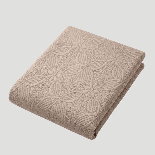 Colcha Casal Jacquard Jardim Floral Malva - Pernambucanas Casa