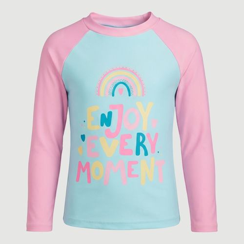 Blusa Manga Longa Arco-Íris Azul - Toys & Kids