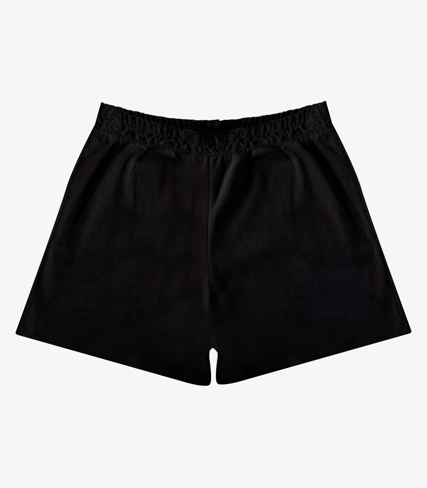 Shorts Feminino Em Plush Infinita Cor Preto | FastStore PDP