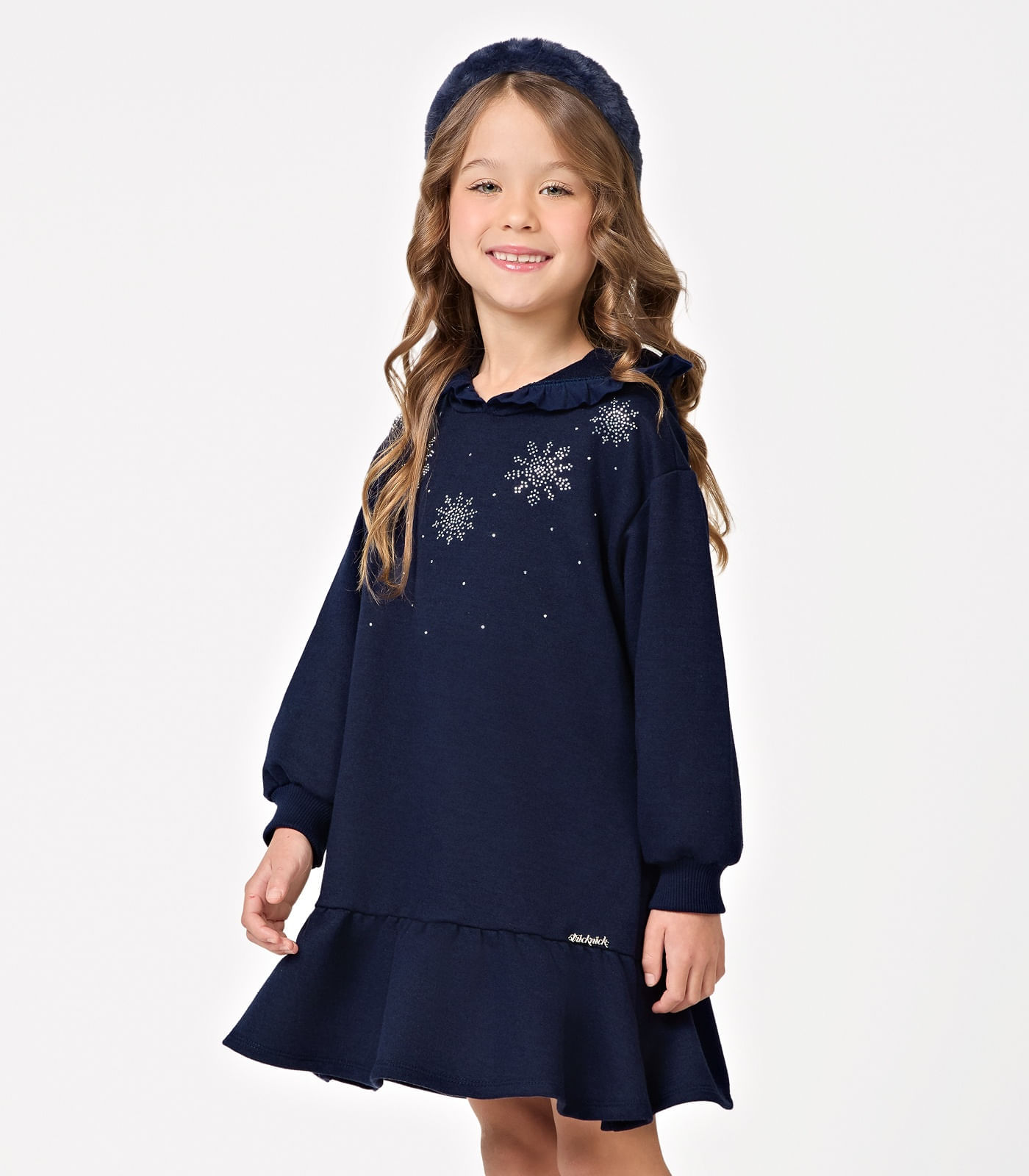 nicknicknick★iiyamaXUB2493HS-B4 24インチ Vestido Manga Longa Feminino Trick Nick Azul | FastStore PDP