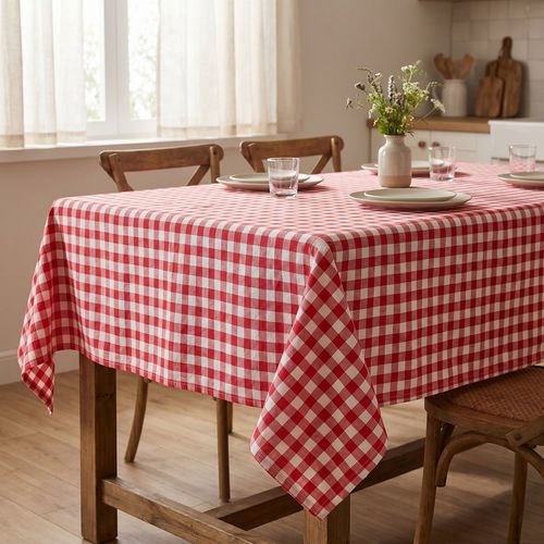 Toalha de Mesa Junina em Algodão Vermelho Pernambucanas Mesa