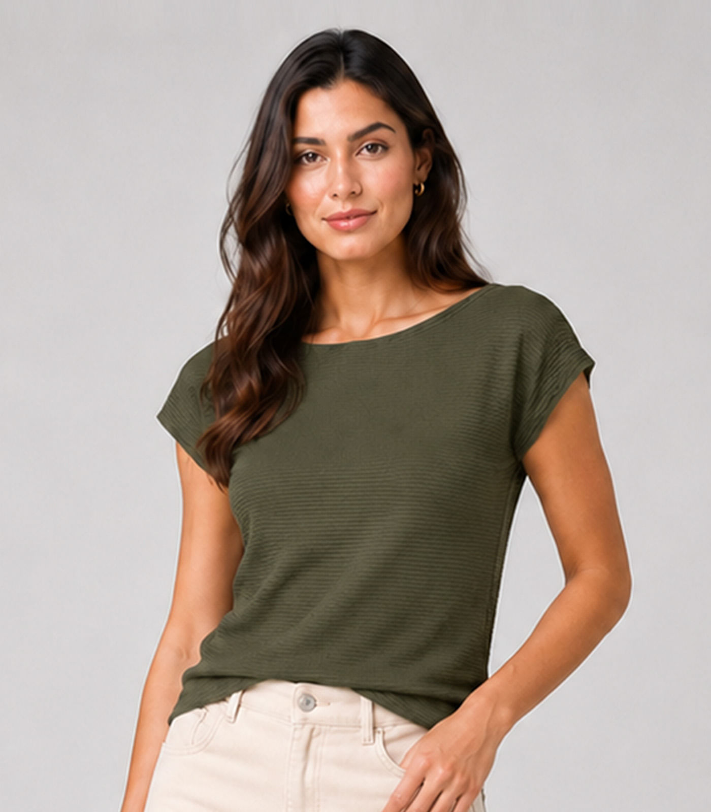 Blusa Feminina Em Tecido Classic Infinita Cor Verde