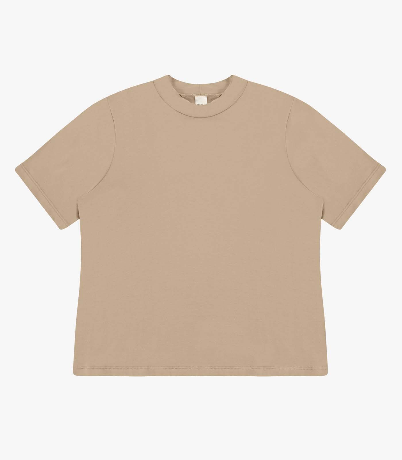 Blusa Feminina Básica em Malha Visco Rovitex Bege
