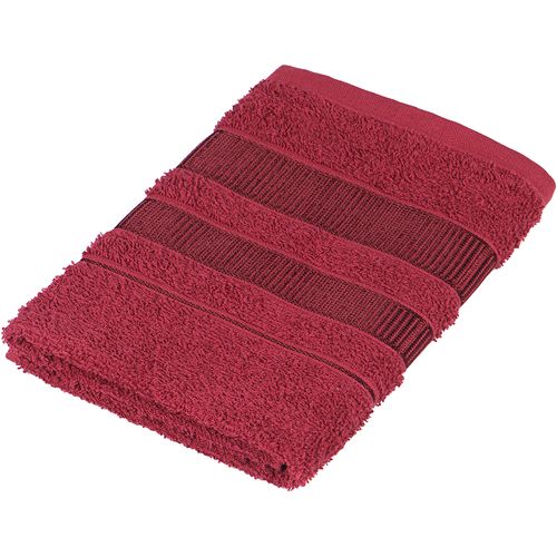 Toalha De Rosto Valencia Vermelho 100% Algodão