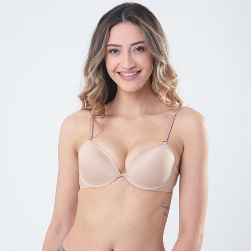 Kit 2 Sutiãs Push-Up Com Bojo - Chocolate/Preto - Delrio