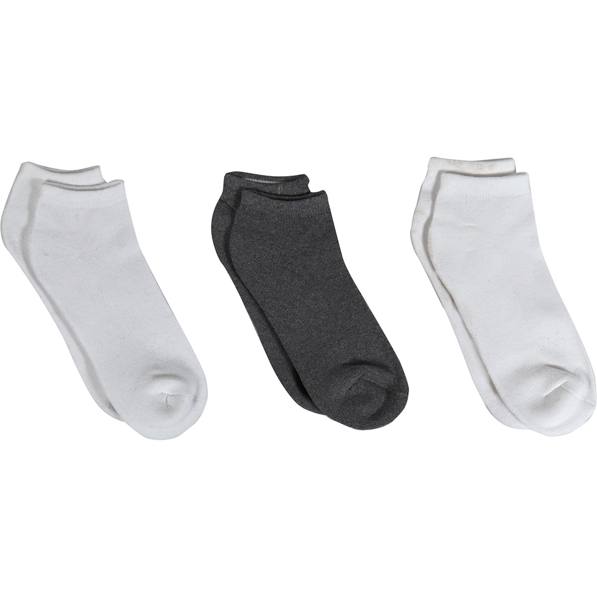 Kit Meia 3X1 Esportiva Cano Curto - Id Sport