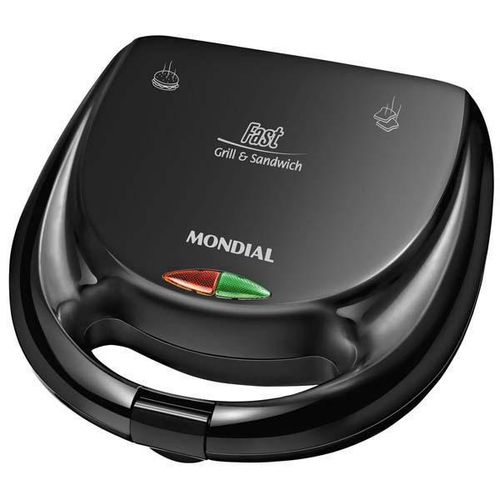 Sanduicheira Mondial Fast Grill e Sandwich S-12 127v Preto