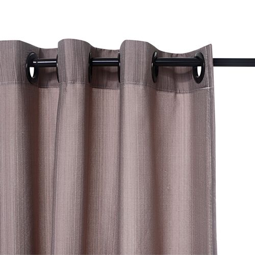 Cortina 230X260 Madras Lisa Taupe 6188