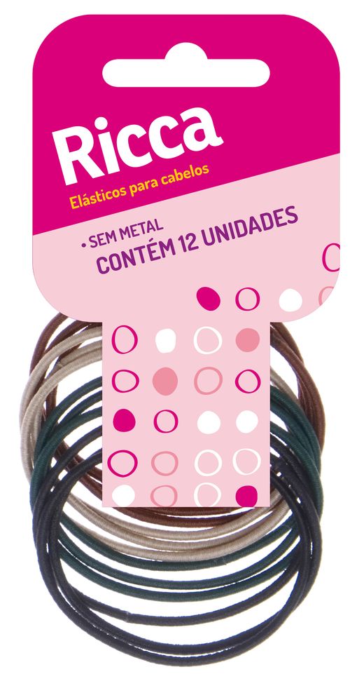 Elásticos para Cabelo Sortidos Ricca