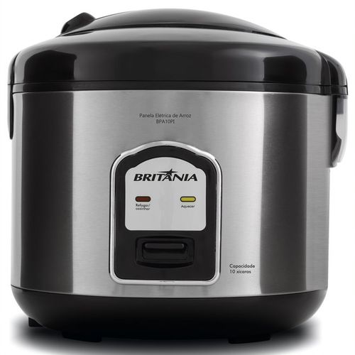 Panela de Arroz Elétrica Britânia BPA10PI XI75 700W 220v Preto