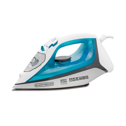 Ferro de Passar a Vapor Black Decker Anti Gotejamento Fx3060 127V Azul