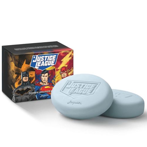 Sabonete hidratante em barra jequiti justice league, 2x80g