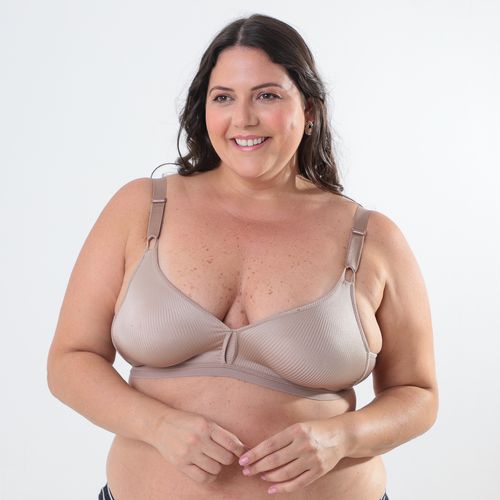 Sutiã Olimpo Bourbon Bege - Demillus