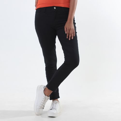 Calça Sarja Masculina Preta 5 Pockets