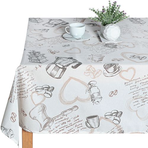 Toalha de Mesa 140X140 Básico Coffee