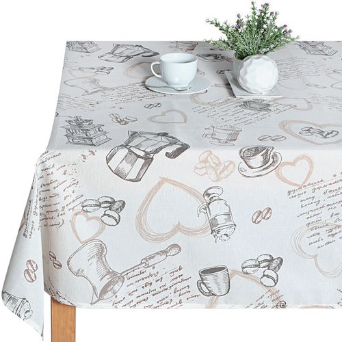 Toalha De Mesa 140X140 Basic Coffee