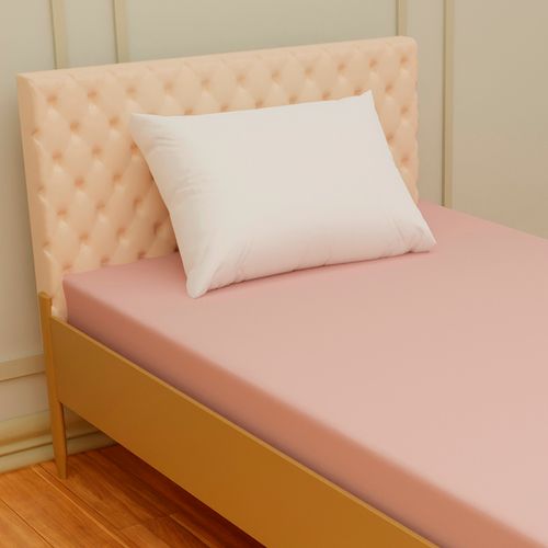 Lençol Solteiro Algodão 30 Rosa
