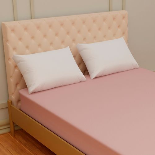 Lençol L Algodão 30 Rosa