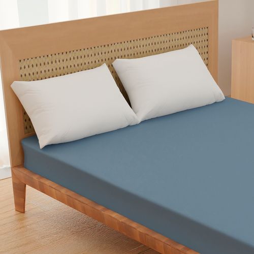 Lençol L Algodão 30 Azul