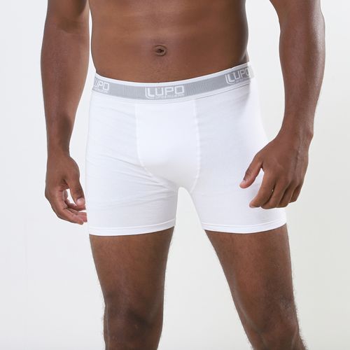 Cueca Boxer Branca Com Elastico Ref 784024 - Lupo