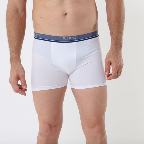 Cueca Boxer Branca Ref 523 - Lupo