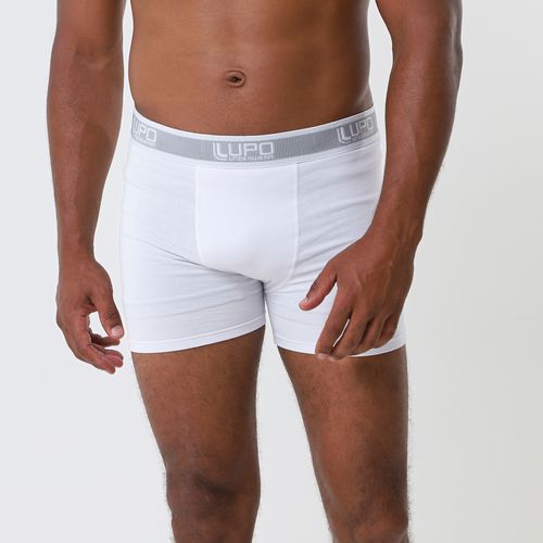 Cueca Branca Boxer - Lupo