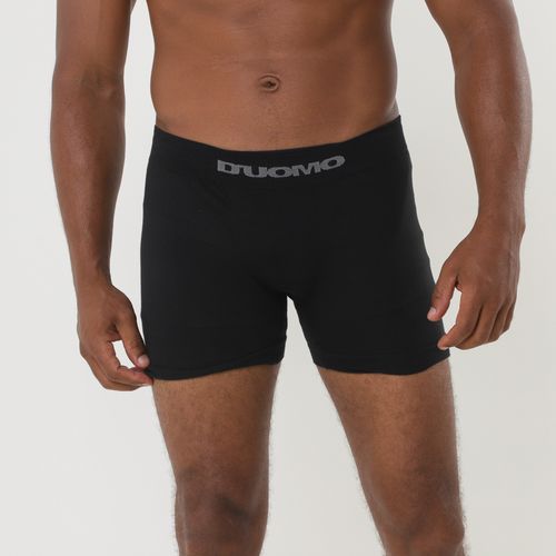 Cueca Boxer Preto Sem Costura - Duomo