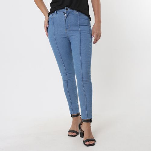 Calça Jeans Crn Msa Ink Nervura E Barra Feita Stone Liso Jeans